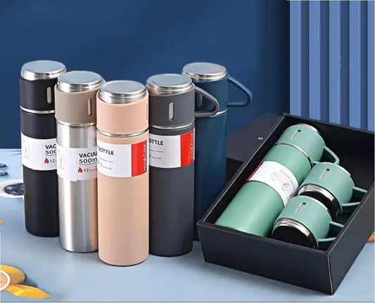 Set Termo Temperatura Acero Inoxidable