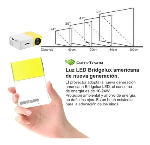 Mini Proyector LED Portáti