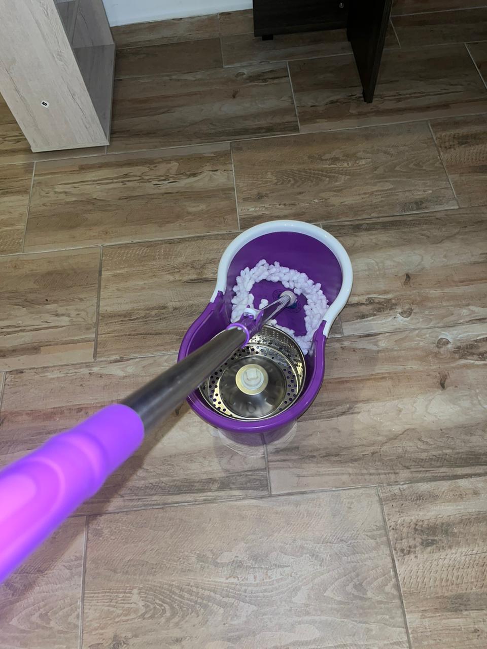 Trapeador Giratorio 360 (repuesto GRATIS)
