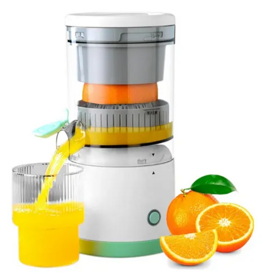 ZestGo™ – Exprimidor de Naranja Recargable y Portátil